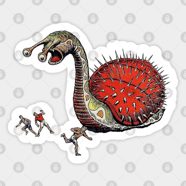 Marauding Mutant Mollusk! Sticker by FlyingSnail